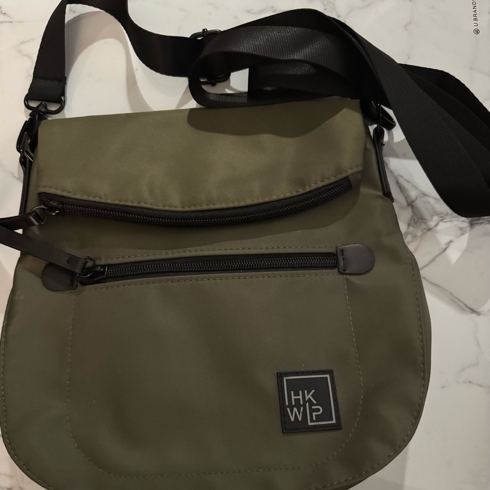 Ihkwip Olive Crossbody Bag with RIFD Card Slots